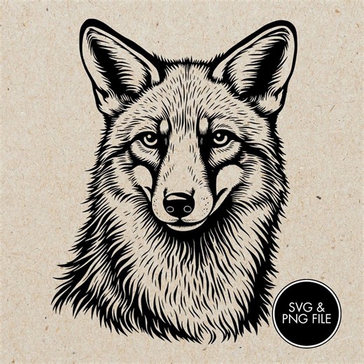 Fox Cutting Board PNG SVG Files, Laser Engraving Files, Laser Burning, Laser Ready, Laser Cut File, Laser Burn PNG, Glowforge - Etsy