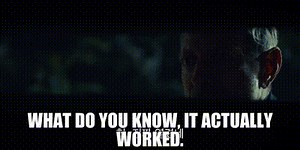 What do you know, it actually worked.