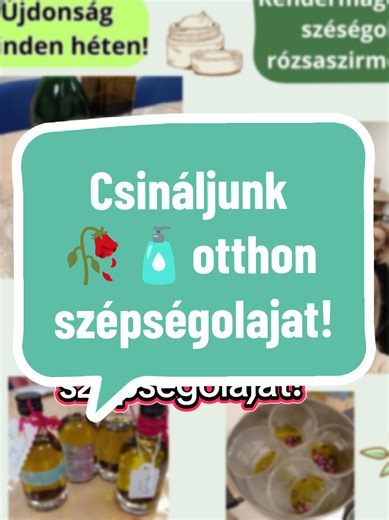 Csináljunk szépségolajat natúrkozmetikumokból! Kevés alapanyagból el tudod készíteni otthon magadnak! Ránctalanító hatású! #natúrkozmetika #diy #kozmetikum #természetesösszetevők #ránctalanítás