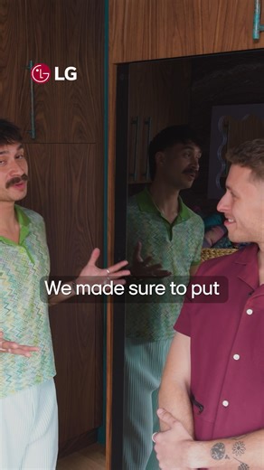 With 19kg Washing Capacity and a 10kg Heat Pump Dryer, Josh and Matt stay on top of laundry day thanks to the LG WashTower. Wash Dry Style with the LG Complete Laundry Solution. | LG Global