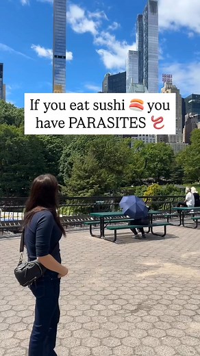 4.4K views · 46 reactions | SUSHI = PARASITES 缾 Eating raw...