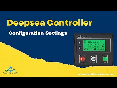 Deep Sea Controller Configuration Setting || Deep Sea Controller