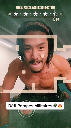 #challenge Decrocher les 5 etoiles ! 🌟🌟🌟🌟🌟 pompes militaires #pushups #workout #muscu #tiktokfrance