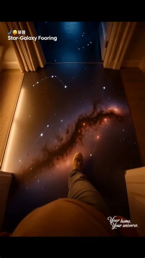 digital creator on Instagram: "“Walk Through Your Own Galaxy.” ) “Star-Galaxy Flooring | Your Home. Your Universe.” Alternate Premium Titles: “When Your Floor Becomes the Galaxy” “Cosmic Luxury Flooring for Elite Homes” Step into a universe of luxury. Star-Galaxy Flooring features deep midnight tones, twinkling star lights, and animated constellations that create a floating, cosmic experience beneath your feet. Designed for luxury villas, penthouses, and signature spaces, this flooring turns eve