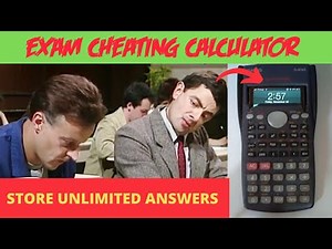 EXAM CHEATING CALCULATOR - USING ARDUINO