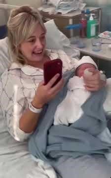 They was so excited too see their mom and the knew brother ❤️