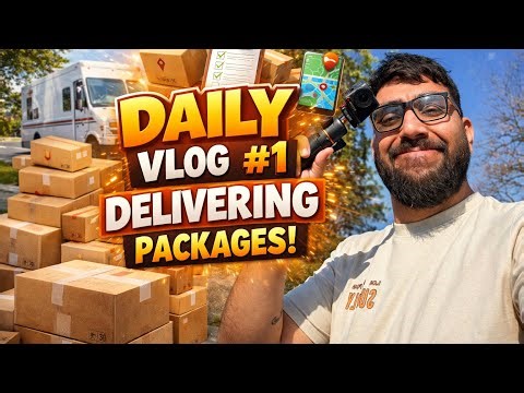 Daily Vlog #1 Delivering packages & Living the Grind
