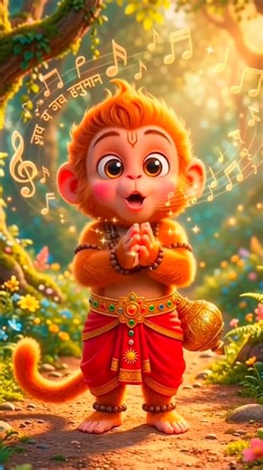 cute baby hanuman ♥️ | Jai Bajrang Bali ✨ | bhakti + cuteness 🐒 | #shorts #shortvideo