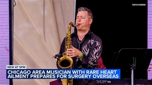 Chicago-area musician, professor with rare heart condition prepares for surgery overseas