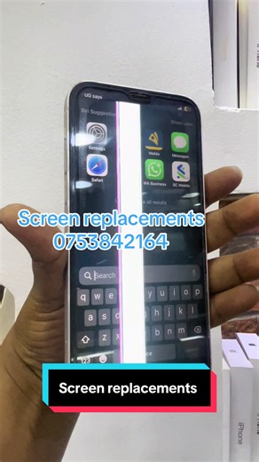 iPhone Screen replacements done perfectly and at an affordable price. Contact us today, let us work on uo screen . 📞 0753842164 📍mabirizi complex b16 ##applecenteruganda #fypシ゚viral