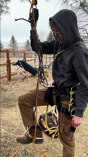 Using Petzl Ascension for the first time!