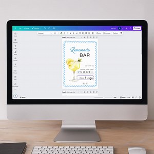 Lemonade Bar Sign: Printable Citrus Decor (digital Download, 5x7in), Bar-s02 - Etsy