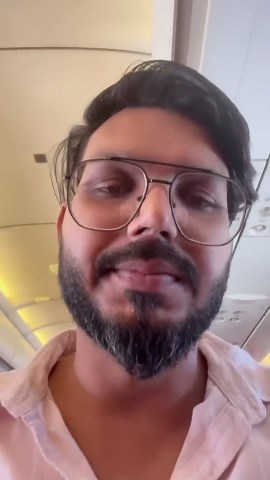 Air India flight food service