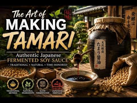 🍃 The Art of Making Tamari | Authentic Japanese Fermented Soy Sauce.