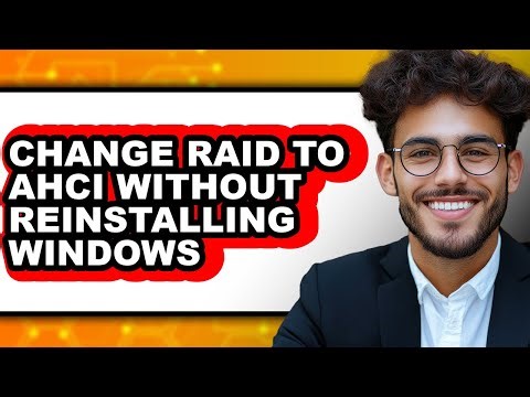 How to Change Raid to Ahci Without Reinstalling Windows (full Guide)