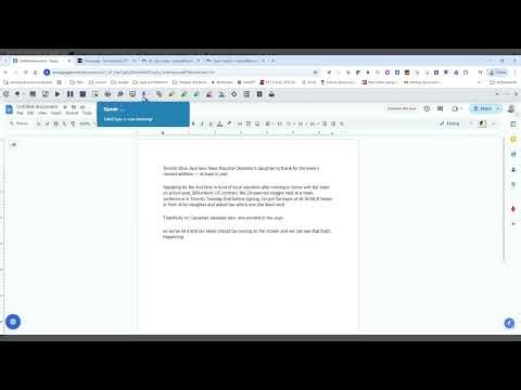 Video #3 Google Read and Write Speaking in Content