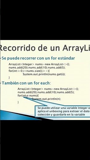 traversing an arrayList #java #exercise