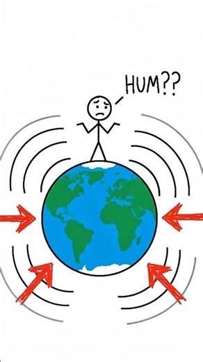 Earth's Mysterious Hum Sound ☠️ #shorts #science