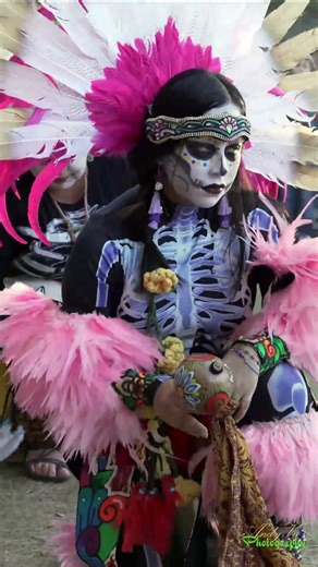 A Mexican Dancer Brings Halloween to Life with Passion and Color