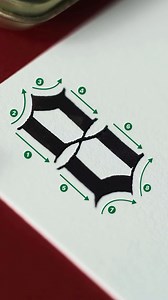 188K views · 1.7K reactions | How to write a Gothic 8 | Made by Edgar | Facebook