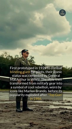 2.2K views | From military necessity to Hollywood cool, aviator sunglasses have a storied past. #historyfacts #fashionhistory #didyouknow #historical | Human Stories | Facebook