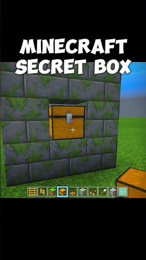 How To Make Minecraft Secret Box 🎁#shorts #minecraft #gaming #games #gameplay
