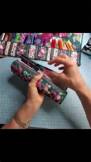 A Fast "NO-SEW" PENCIL CASE ROLL from a PLACEMAT!