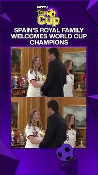 Spain's Royal Family Welcomes World Cup Champions To Zarzuela Palace