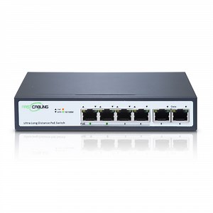 4-Port Long Range PoE  Switch - FASTCABLING