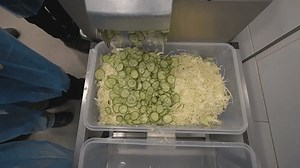 Electric Vegetable Cutter Quickly Cuts Cucumbers Stock Footage Video (100% Royalty-free) 3814657465 | Shutterstock