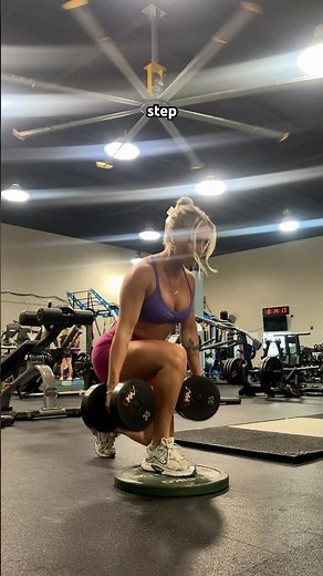 Elevated DB split squats quad focused w voice over