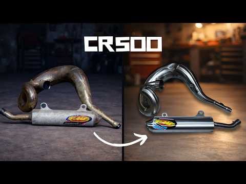 Bringing this Old CR500 FMF Exhaust Back to Life | CR500 Build Part 3