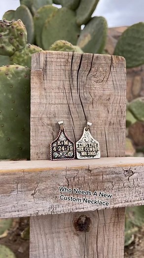 Customize Any Style with Cow Tag Necklace | Sheridan Buckle Co