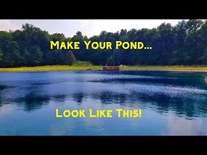 Pond Algae Prevention & Control - Our Pond Looks BEAUTIFUL! - Copper Sulfate, Pond Dye and Aeration