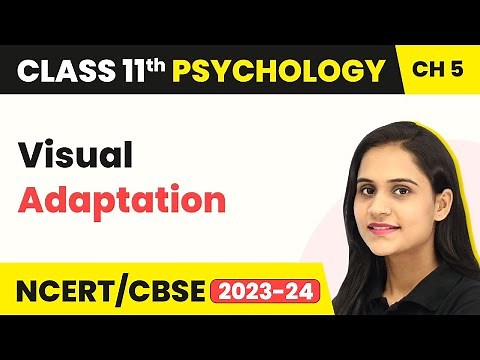 Visual Adaptation - Sensory, Attentional & Perceptual Processes | Class 11 Psychology Ch 5 | CBSE