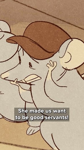 Dimension 20 | The story of Cinderella wasn’t a fairytale for everyone - especially the mice… (animation by @squirrelcurls, storybook art by Valentina... | Instagram