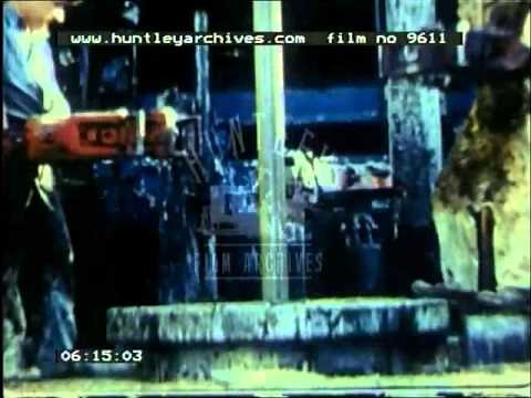Oil Drilling, 1950's - Film 9611