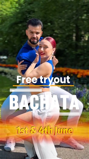 Have you ever wanted to learn how to dance Bachata? Or you always wanted to improve your technique and styling? If yes then NOW is the perfect time! ☺️ New courses for beginners & Improves 🔥 Mark 🗓️ Sunday 1st of June & Wednesday 4th of June in your calendar ! We are more than happy to invite you for our FREE TRY OUT DAYS! Sunday 1st of June 15:00 Bachata Beginners 16:00 Bachata fundamentals 17:00 Bachata musicality / Dominican Wednesday 4th of June: 19:00 Bachata Beginners 20:00 Bachata Socia