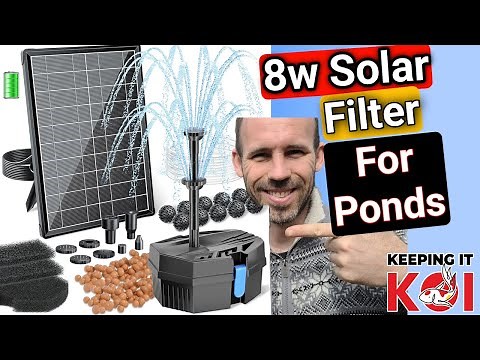 Solar Powered Pond Filter From Biling