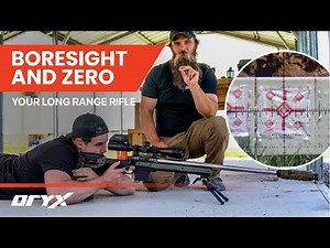 How to Boresight and Zero a Long-Range Precision Rifle with Marine Insutrctor Andy Slade.