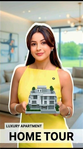 My Mumbai Home tour video 🏠 Shehnaaz Gill house tour #shorts #shehnaazgill