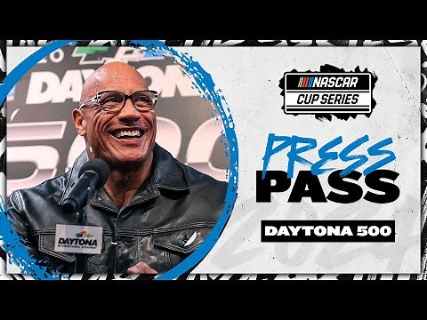 Dwayne 'The Rock' Johnson's full press pass interview from Daytona | NASCAR