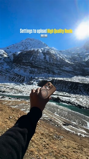 Jae Singh | Travel 🇮🇳 on Instagram: "UPLOAD HIGH QUALITY REELS ON INSTAGRAM !! Steps that Help ⤵️ 1.Clean your camera lens 2.Shoot your videos in HD 60 FPS 3.Camera format - High efficiency 4.Keep HDR video on from you settings 5.Export settings Edits App - HD 60 FPS HDR On 6.Keep upload at highest quality on and use less mobile data, keep it off from the instagram settings [Hight quality reels, export settings, Camera settings, tutorial, how to upload high quality reels] #highqualityreels #re