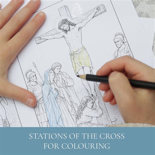 Stations of the Cross Coloring Pages for Children (digital Download) - Etsy