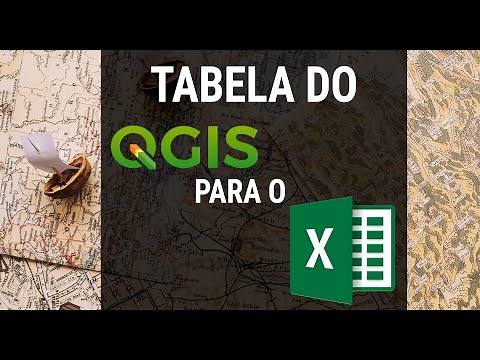 Como Exportar uma Tabela de Atributos do QGIS para o EXCEL