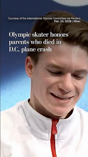 Olympic skater honors parents who died in D.C. plane crash
