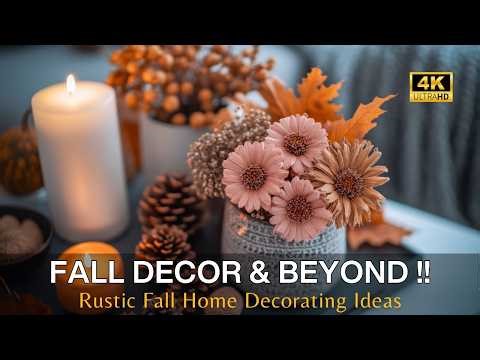 Fall Decorating Ideas for Rustic Home Interior: From Entryway, Living Room, Kitchen & Beyond!