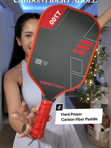 New Hard Power Carbon Fiber Pickleball Paddle Unboxing