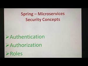 Spring and Mircoservices Security concepts in Hindi - Security Part 1 - Amit Goyal