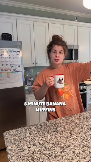 Quick 5-Minute Banana Muffins Recipe